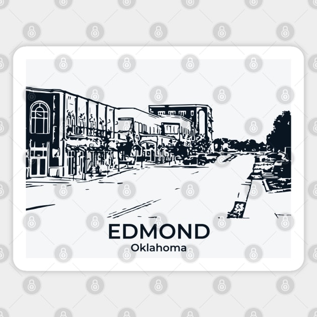 Edmond - Oklahoma Magnet by Lakeric